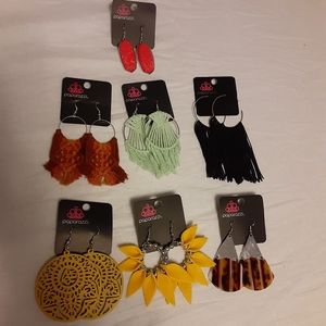 Bohemian style paparazzi earrings bundle